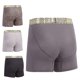 thumbnail image 3 of Calzoncillos Boxer Ajustados Elasticados True Religion Paquete de 4 Negro/Dorado, 3 of 7