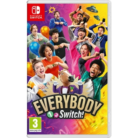 Nintendo Everybody 1-2 Switch Party Game for Nintendo Switch, Region-Free, Multiplayer, Joy-Con and Smart Device Compatible