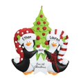 thumbnail image 1 of Personalized First Christmas Ornament Couple 2022 - First Christmas Together Ornament 2022 - Penguins Couple Ornament, Our First Christmas Together 2022 - Free Customization, 1 of 10