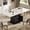 Black.Marble, variant on WARAYZ Extendable Dining Table 47.2"–63" Rectangle Kitchen Table with Storage Cabinet & Wine Rack, Marble Finish, Seats 4–8, White