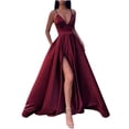 thumbnail image 4 of zanvin Robes de Mariage pour Mariée, Robe Maxi Haute Fente Aguichant Soirée Clubwear Longues Robes, Robe Fille, 4 of 6