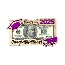 Personalized Graduation Money Holder 2025 - Custom Name Wooden Cash Gift Box for High School & College Grads, Class of 2025 Keepsake Gift for Him or Her