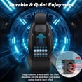 thumbnail image 6 of Frost Seat - Frost Seat Covers, Frostseat Cooling Car Seat Cover with 12 Fan & 6-Mode Massage, Automatic Start-Stop, 12V-24V Ventilated Cooling Car Seat Cushion for Car SUV Truck Universal Fit (24V), 6 of 8