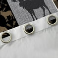 thumbnail image 4 of Homewish Safari Moose Deer Curtains Pack of 2 (42x84 Each),Rustic Farmhouse Cabin Curtains Blackout,Brown Gray Bedroom Curtains For Boys,Breathable Home Decor, 4 of 6