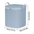thumbnail image 3 of Yoloke Large Capacity Moving & Storage Bags - Portable and Thickened Fabric Bags for Quilts & Clothes（Blue), 3 of 5