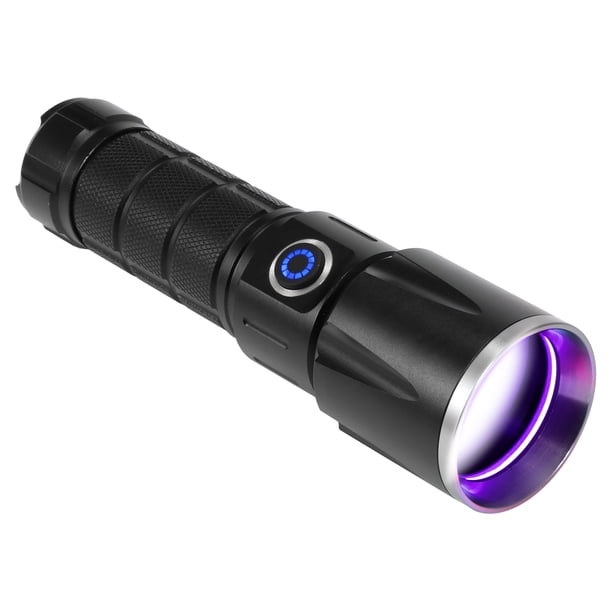 Linterna Led Uv 365, 15W, 360-365Nm, Detector Ultravioleta De Dinero, Linterna Ipx4, Resistente Al Agua, Luz Negra, Para Detección De Bacterias En Mascotas Methold HA016350-00
