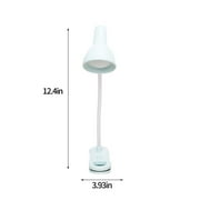 Zoomable LED Reading Lights for Bed Headboard, Clip on Spotlight Lamp, Dorm Bed, Dimmable USB Clamp Book Light with Flexible Gooseneck 3 Lighting Modes Portable Book Lamp(Green)