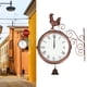 thumbnail image 5 of Reloj de pared de gallo, reloj de pared de hierro forjado silencioso para sala de estar para jardín,Reloj de pared Reloj de pared de doble cara Reloj de pared redondo Reloj de pared de hierro forjado Higoodz Cocina, Decoración y Otros, 5 of 7