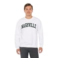 thumbnail image 6 of Nashville Sweatshirt Gifts Crew Neck Shirt Long Sleeve Unisex, 6 of 7