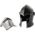 thumbnail image 2 of Thor Instruments Helmet New Black Barbuta Roman Gladiator Armor Helmet Medieval Knight Close Helmet, 2 of 4