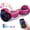 Pink14, variant on Tcdjtc Hoverboard with 9 Mph Max Speed, Electric Scooter with Bluetooth Speakers and LED Lights