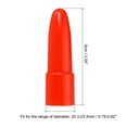 thumbnail image 2 of Uxcell Flashlight Diffuser Caps, 2 Pcs PC Plastic Wear Resistant Flashlight Signal Wand, Red, 2 of 5