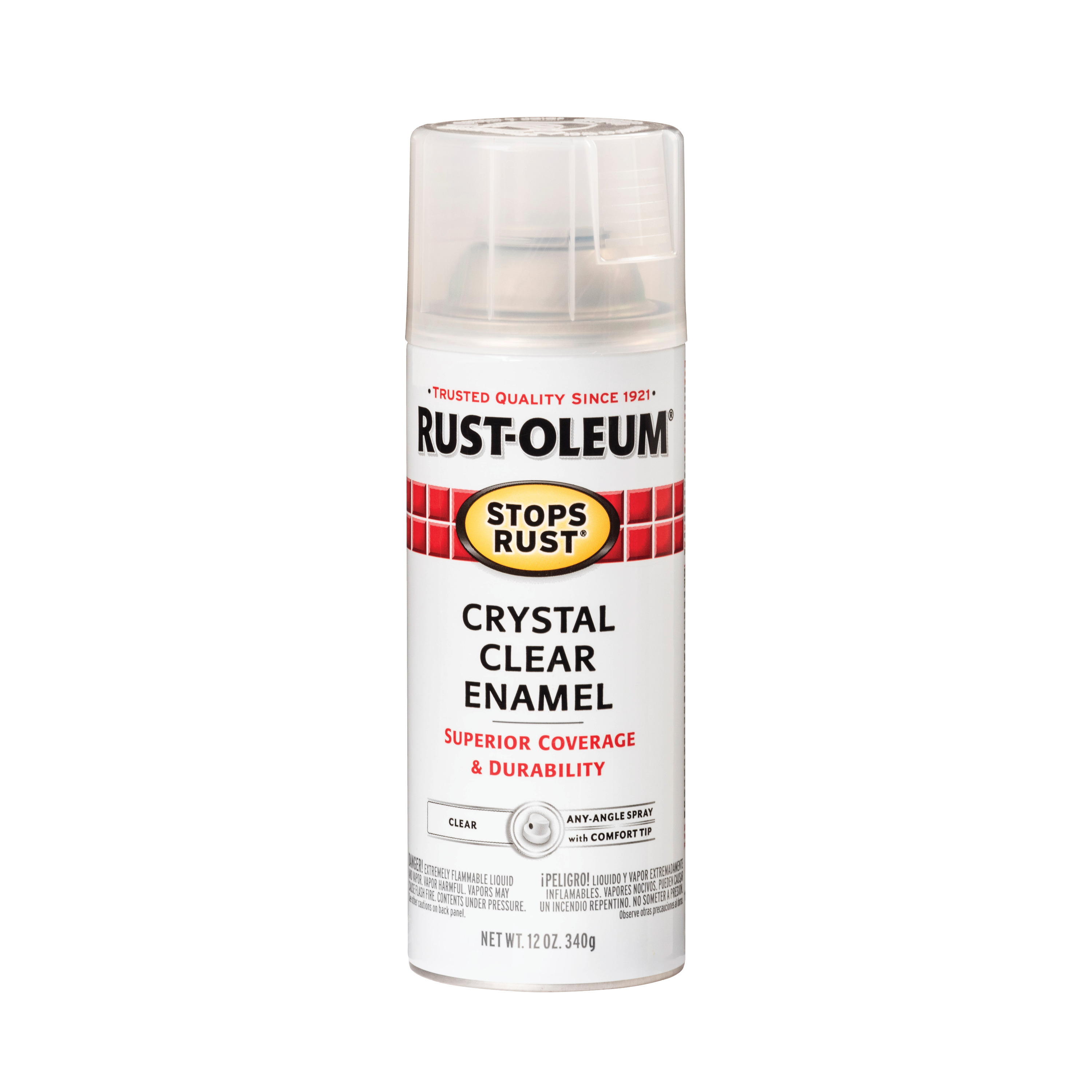 Crystal Clear, Rust-Oleum Stops Rust Gloss Protective Enamel Spray Paint-7701830, 12 oz - image 3 of 12