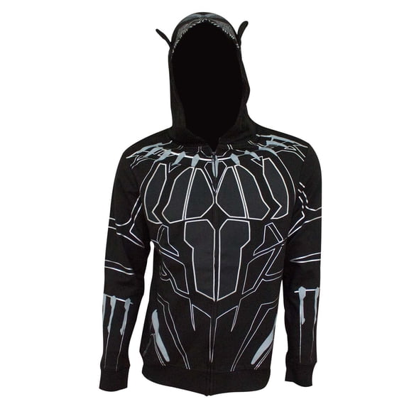 Black Panther Movie Men's Halloween Costume Hoodie-Small