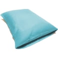 thumbnail image 3 of Egyptian Cotton 600 -TC Luxury 2 PC Pillow Cases Super King Size (20x 36 inches ) Aqua Blue, 3 of 5
