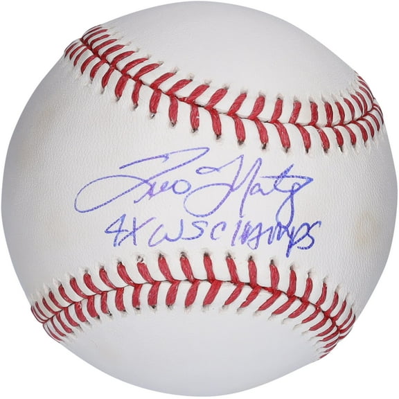 Tino Martinez New York Yankees Autographed Baseball with "4x WS Champ" Inscription - Fanatics Authentic Certified