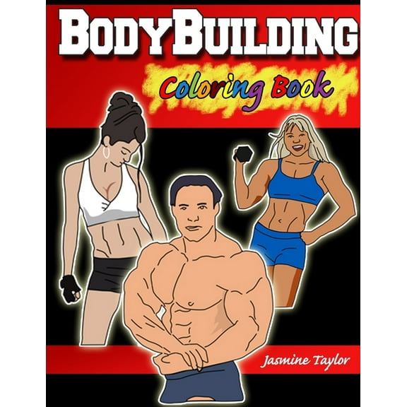 Bodybuilding Coloring Book, (Paperback)