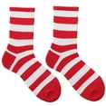thumbnail image 2 of ktowifly Mens Crew Sock Casual Star Cute Striped Printed Soft Comfy Business Trendy Sock for Festival, 2 of 5