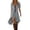 *1-Gray, variant on Women's Western Style Puff Sleeve Dress,Ladies Lace-Up Front Ruched Flowy Midi Dress,Summer Country Concert Cowgirl Wear For Women,Pink,S-2XL