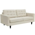 thumbnail image 4 of Modway Empress Upholstered Fabric Loveseat in Beige, 4 of 4