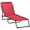 Red, variant on Foldable Chaise Lounge Chair for Pool, Patio Sun Tanning Chair with 4-Position Reclining Back, Breathable Mesh & Bungee Seat, Wine Red