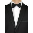 thumbnail image 4 of GN GIORGIO NAPOLI Men's Tuxedo Suit 2 Button Notch Lapel Jacket Adjustable Pant black, 4 of 6