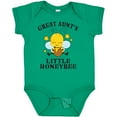 thumbnail image 3 of Inktastic Cute Bee Great Aunt's Little Honeybee with Stars Boys or Girls Baby Bodysuit, 3 of 5