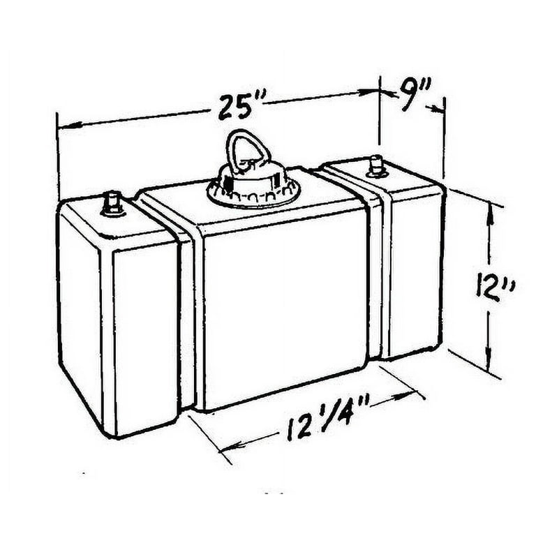 JAZ Circle Track Fuel Cell 10-Gallon 200-010-01 JAZ Circle Track Fuel Cell 10-Gallon 200-010-01