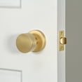 thumbnail image 4 of Viaggio Cloclo_Psg_238 Circolo Solid Brass Passage Door Knob Set - Black, 4 of 7