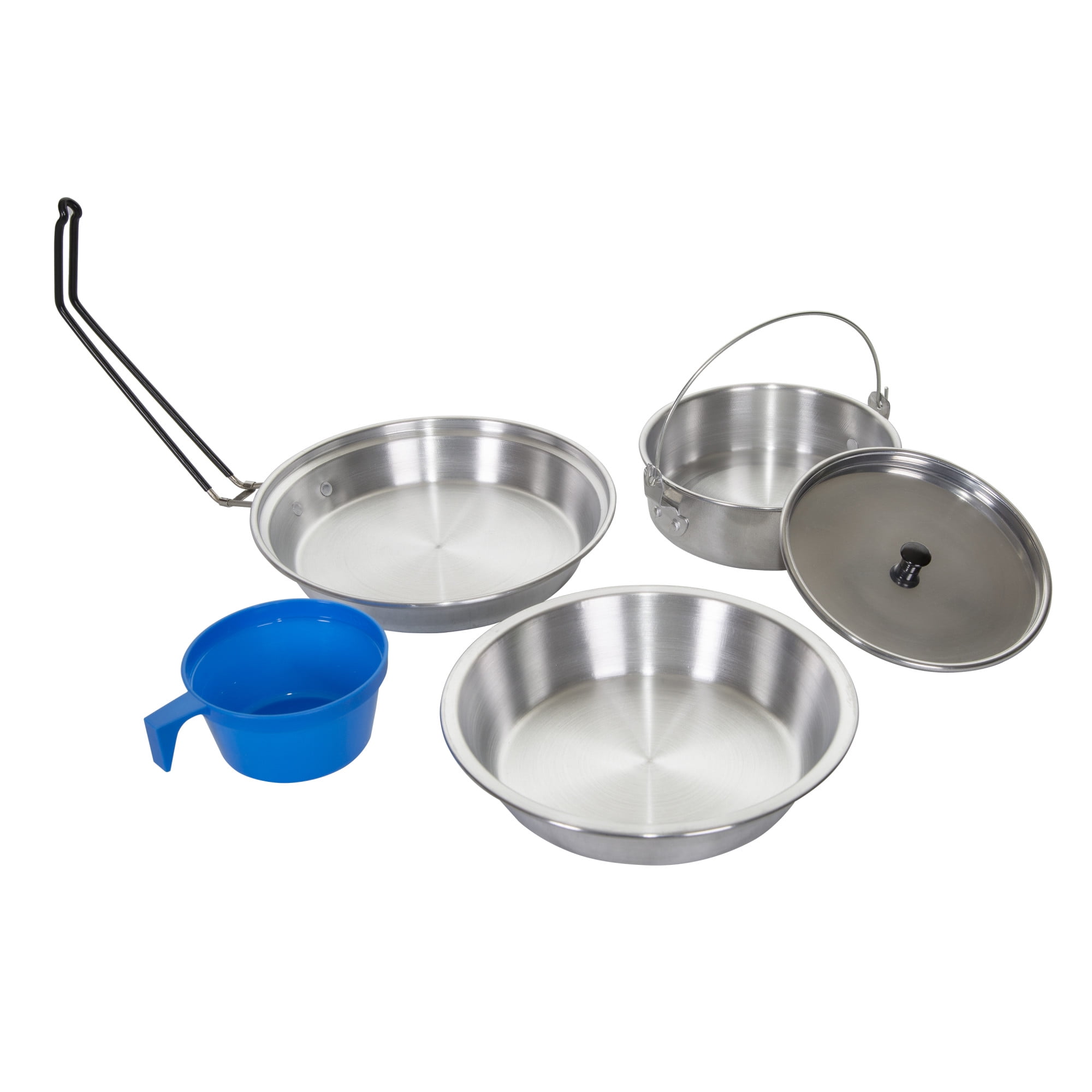 3 Pk Coleman 5 Pc Aluminum Camping Mess Cooking Cook Kit With Cover 2000016402 