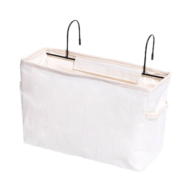 MesaSe Hanging Bag For Bedside Canvas Storage Organizer For Tissue Box Pouch Diaper Caddy Toy