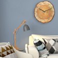 thumbnail image 4 of Reloj de pared de anillo anual de madera silencioso para sala de estar y interior., 4 of 6