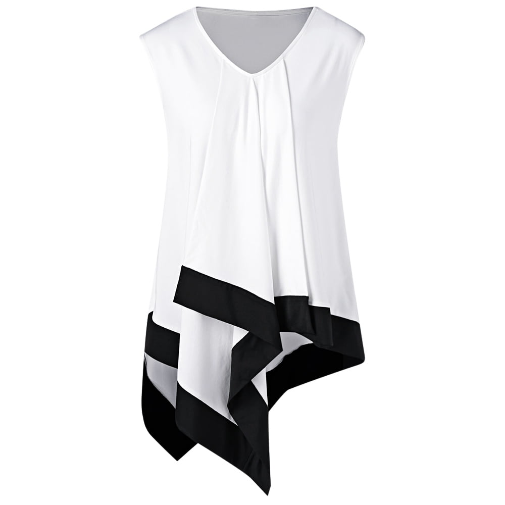 womens longline vest tops plus size