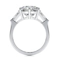 thumbnail image 2 of Spot Jewel Stunning 2.3 Ct Princess Cut Diamond Engagement Ring - 14K White Gold Plated - Timeless Lab-Created Simulated Diamond - Perfect for Proposals, Weddings, and Memorable Gifting Occasions, 2 of 6