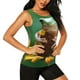 thumbnail image 2 of Balery Tree Frog Sitting On Sunflowes Camiseta sin mangas estampada ligera para mujer, tops de entrenamiento sin mangas, camisetas de yoga transpirables de secado rápido.-XX-Large, 2 of 7