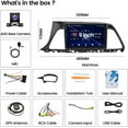 thumbnail image 7 of Car Stereo Dash Kit for Hyundai Sonata Sedan 2015-2017, HD Touchscreen Android 13 Car Radio 9 Inch with Wireless Carplay Android Auto GPS Navigation BT Backup Camera, 7 of 7