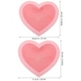 thumbnail image 5 of HONMEET 2-Pack Heart-Shaped Flower Storage Boxes with Stable Flat Base for Home Organization and Decorative Use, 5 of 6