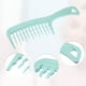 thumbnail image 3 of 1pc Peine de Dientes Anchos Cómodo para Mujeres para Cabello Rizado, Grueso, Ondulado, Húmedo y Lacio PP Verde, 3 of 6