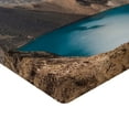 thumbnail image 2 of Ambesonne Mountain Fitted Sheet, Lake Nature Earth, Twin XL Size, Brown Teal, 2 of 3