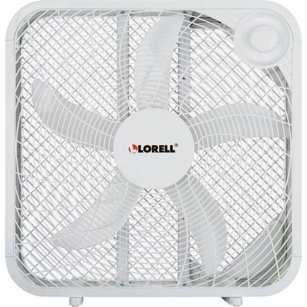 Lorell LLR44575 Ventilateur 3 Vitesses, Blanc