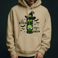 thumbnail image 2 of LUOGENLI Chandails à Capuche pour Hommes Graphiques Rose Halloween Chandail à Capuche Graphique Chandail Molletonné à Enfiler Manches Longues Veste Décontractée avec Imprimé pour Automne Hiver Tenue Confortable Chandails à Capuche pour Hommes Paquet Coton Beige Taille TG, 2 of 5