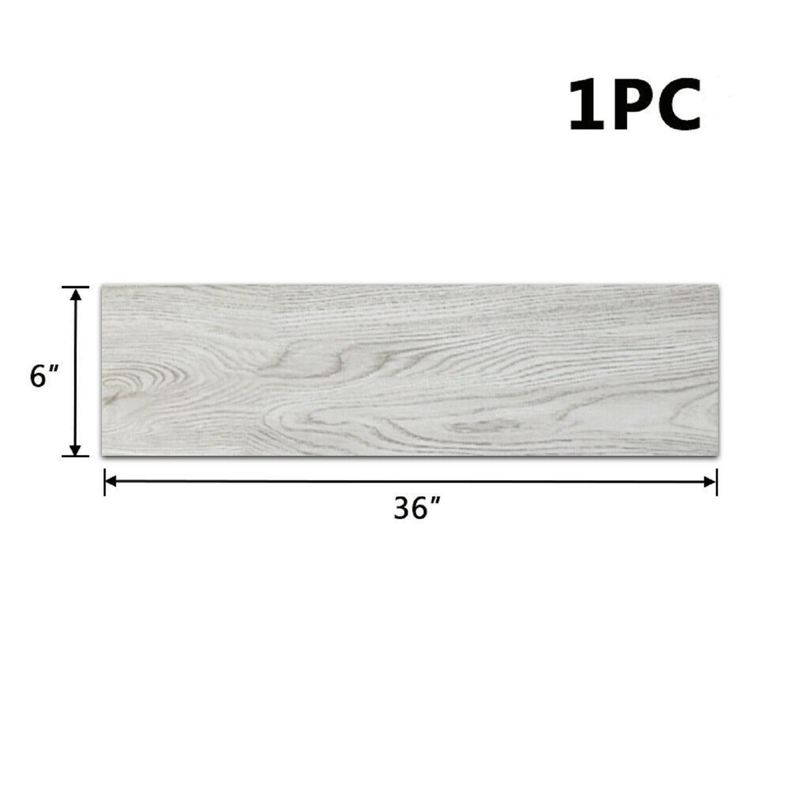 Peel and Stick Vinyl Floor Planks 36-Pack 54 Sq.F Self-Adhesive Natural Wood Grain Vinyl Flooring