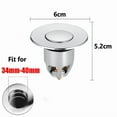 thumbnail image 3 of Universal Bathroom Sink Plug Stopper Wash Basin Core Bounce Pop Up Drain Filter, 3 of 6