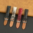 thumbnail image 7 of 20mm Dark Brown Lizard Leather Watch Bands Men Handmade Replacement Quick Release Wrist Watch Straps Vintage Extra Soft Exotic Leather Strap Design Luxury Gift For Father’s Day, 7 of 7