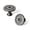 Black and Cream, variant on Goo-Ki Antique Brass Cabinet Drawer Knobs, Vintage Floral Medallion Design, Zinc Alloy Cabinet Handles for Dresser,Wardrobe,Cupboard, 6 Pack