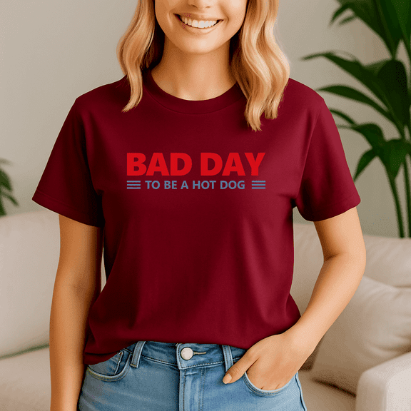 Bad Day to Be a Hot Dog TShirt,Funny Hotdog Shirt, 4th of July,Glizzy Tee,Hot Dog Lover Gift,Bad Day Shirts,Independence Day Tee,4th July Shirt,Hot Dog Wiener,Fast Food Wiener