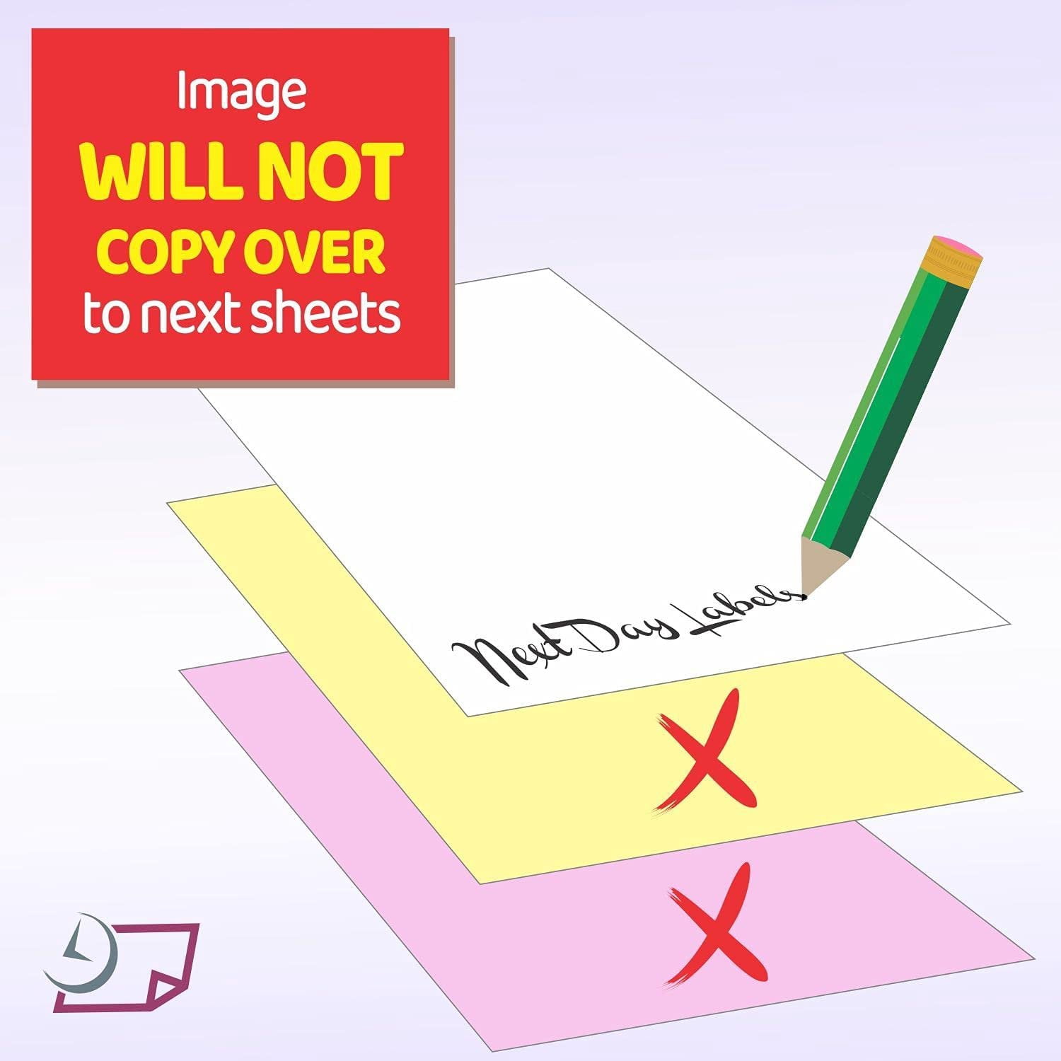 "Plain" Collated Color Paper Not Carbonless for Laser and Ink Jet Printers 3 Part, Case