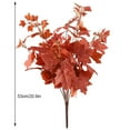 thumbnail image 2 of Artificial Leaves Plant Cloth Imitation Leaf Bouquet Home Simulation Plant Decor  Light Blue, 2 of 9