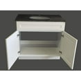 30" Wide x 21" Deep New White Shaker SingleSink Bathroom Vanity Base
