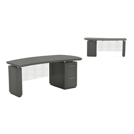 Mayline Sterling Series Right Single Pedestal Desk with File Cabinet